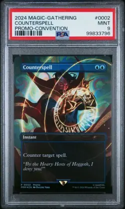 Magic the Gathering MtG Promo Counterspell [PSA Mint 9] - Image 1
