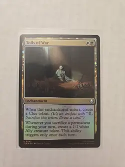 Tolls of War (Foil) - Avatar - NM - Uncommon - Enchantment - MTG - Image 1