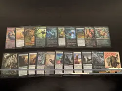 Mtg Custom Commander Deck - Necrobloom - Deck Box And Sleeves - Image 5