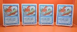 🔵 (4) 1994 MAGIC The Gathering BLUE ELEMENTAL BLAST REVISED 3RD EDITION PLAYED2 - Image 1