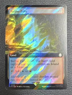 Sulfur Falls (Extended Art) (Surge Foil) Universes Beyond: Fallout Foil MTG NM - Image 1