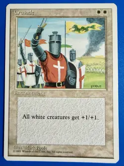 1 BANNED MTG Magic The Gathering Crusades | Fourth Edition 4ED | NM - Image 1