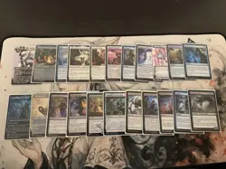 Mtg Y’shtola Custom Commander deck, Box, Custom Sleeves and Playmat - Image 4