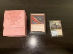 Mtg Custom Commander Deck - Locust God - Deck Box And Sleeves - Image 1