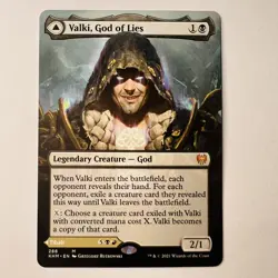 Magic The Gathering Mtg Valki, God Of Lies Kaldheim Excellent Mythic Borderless - Image 1