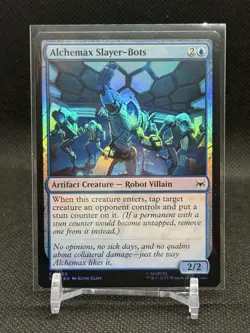 1x (SPE) Alchemax Slayer-Bots - Foil MTG Marvel's Spider-Man Eternal NM Magic Fo - Image 1