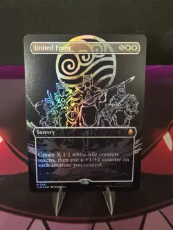 United Front #0331 Foil Borderless M Avatar The Last Airbender MTG - Image 1