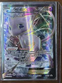 Mew EX XY126 Generations Ultra Rare Textured Full Art Promo Pokemon Card - Image 1