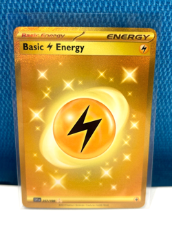 Pokemon 2023 Scarlet & Violet Basic Electric Energy 257/198 Gold Hyper Rare NM - Image 1