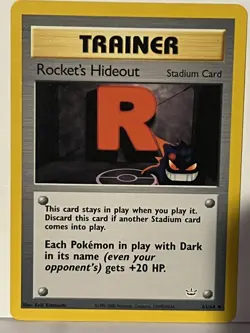 Rocket's Hideout 63/64 Neo Revelation NM Pokemon Fast Shipping - Image 1