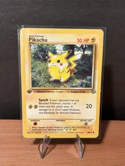 Pokemon Pikachu 1st edition #60/64 Jungle Set 1999 - Image 1