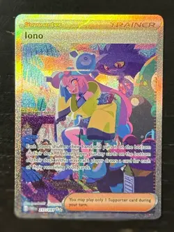Iono - 237/091 Special Illustration Rare SV: Paldean Fates Pokemon TCG NM - Image 4