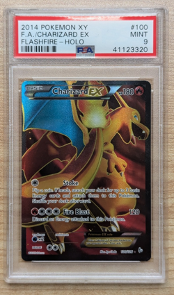 Pokemon - Charizard EX 100/106 | Flashfire | Full Art PSA 9 - Image 1