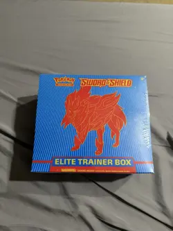 Pokemon Sword and Shield Base Set Elite Trainer Box ETB Zamazenta SEALED 2020 - Image 1
