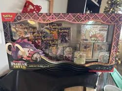 Pokemon TCG Paldean Fates Great Tusk ex & Iron Treads ex Premium Collection - Image 1