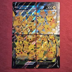 Pokemon Lot: Pikachu V Union SWSH139 SWSH140 SWSH141 SWSH142 4 Promo Set - LP/NM - Image 1