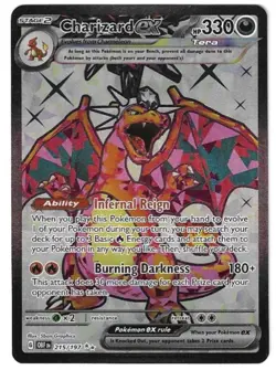 NM | Charizard/Glurak EX 215/197 | English | Holo | Pokemon TCG - Image 3
