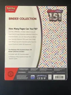 Pokemon 151 Binder Collection SEALED 250001 820650853142 - Image 2