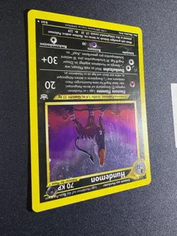Pokemon GERMAN Houndoom (Hundemon) 8/64 Neo Revelation 1st Ed Holo LP/MP - Image 4