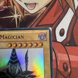 Yu-Gi-Oh Card - JUMP-EN049 - DARK MAGICIAN (ultra rare holo) *Played* - Image 3