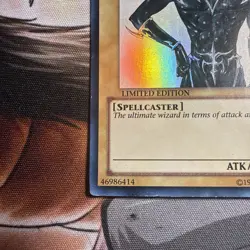 Yu-Gi-Oh Card - JUMP-EN049 - DARK MAGICIAN (ultra rare holo) *Played* - Image 4