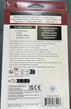 ONE PIECE Card Game : The Three Brothers “Ultra Deck” - Free/Fast Shipping - Image 4