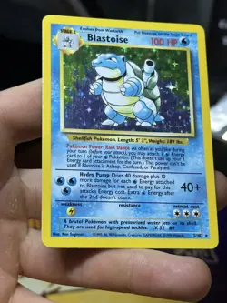 #2 Blastoise 2/102 Base Set 1999 Holo Rare WOTC Pokemon Card TCG - Image 4