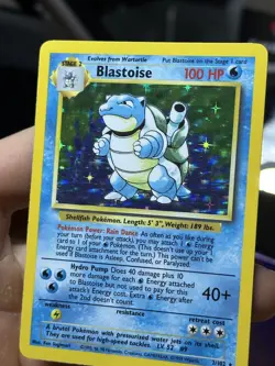 #2 Blastoise 2/102 Base Set 1999 Holo Rare WOTC Pokemon Card TCG - Image 5