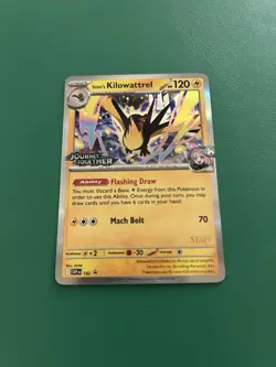 Iono's Kilowattrel 182 Prerelease Promo SVP Journey Together Pokemon Card NM - Image 1
