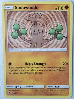 Sudowoodo 110/214 NM / M - Lost Thunder Pokemon Card - $2 Combined Shipping - Image 1