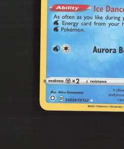 Frosmoth SV034/SV122 Shining Fates Shiny Holo Rare Pokemon Card NM - Image 5