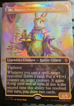 Ms. Bumbleflower (Borderless) Commander: Bloomburrow Foil - Image 1