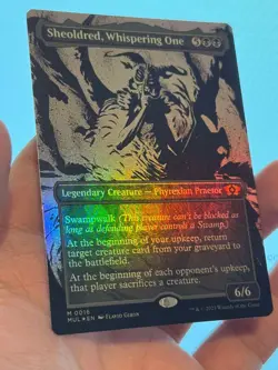 1X FOIL Sheoldred, Whispering One BORDERLESS MINT MTG Magic Multiverse Legends - Image 3
