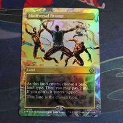 MTG Multiversal Passage 0206 (Borderless Foil) [Marvels Spider-Man, Near mint] - Image 1
