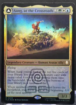 Aang, at the Crossroads #203 Avatar: The Last Airbender Foil Rare - Image 1