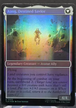 Aang, at the Crossroads #203 Avatar: The Last Airbender Foil Rare - Image 2