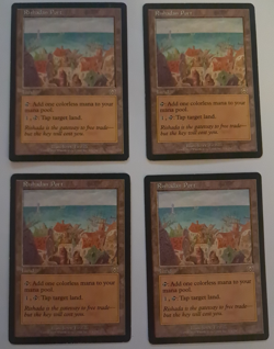 4x Rishadan Port HP Played Playset Mercadian Masques MTG Magic the Gathering - Image 1