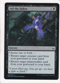 Magic: MTG: War of the Spark: Foil: Aid the Fallen - Image 1