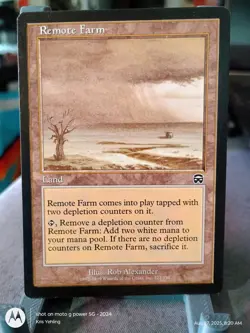 MTG Remote Farm Mercadian Masques 323/350 Regular Common EX Condition - Image 1