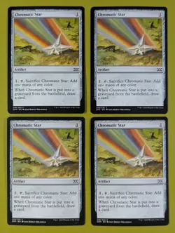 Chromatic Star x4 Double Masters 4x Playset Magic the Gathering MTG - Image 1