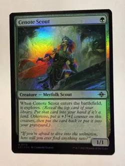 MTG Cenote Scout (178/535) The Lost Caverns of Ixalan LP FOIL LCI - Image 1