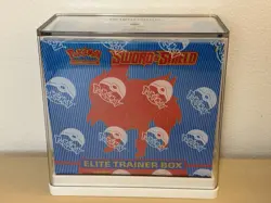 Pokemon Sword & Shield base Elite Trainer Box Zamazenta pokeball wrap ETB Cased - Image 1