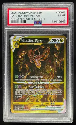 2023 Pokemon SW&SH Crown Zenith Giratina Vstar PSA 9 Mint #GG69 - Image 1