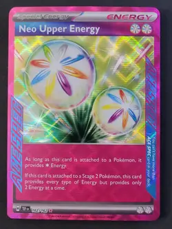 Neo Upper Energy #162 ACE SPEC Temporal Forces Pokemon TCG - Image 1