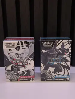 Pokemon TCG S&V Black Bolt and White Flare Booster Bundle Sealed 🔥 - Image 1