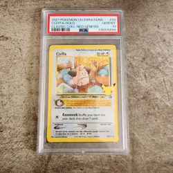 2021 POKEMON CELEBRATIONS CLASSIC COLLECTION 20 CLEFFA-HOLO - PSA 10 - Image 1