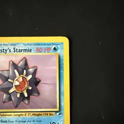 Pokemon TCG Misty's Starmie Gym Heroes 56/132 1st Edition Uncommon 2000 WoTC - Image 3
