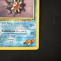 Pokemon TCG Misty's Starmie Gym Heroes 56/132 1st Edition Uncommon 2000 WoTC - Image 4