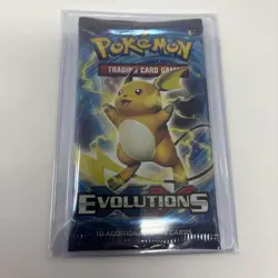Pokemon TCG XY Evolutions Booster Pack Sealed New - Raichu - Image 1