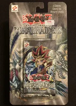 Yu-Gi-Oh! METAL RAIDERS Blister Booster Pack English Ed. Konami Vintage 1996 🔥 - Image 1
